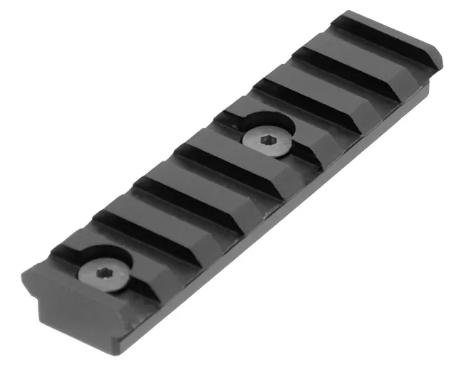 UTG Pro MTURS04M 3.14" KeyMod Picatinny Rail 8 Slots Black Anodized - UTG - 3.14" KEYMOD PICATINNY RAIL SECTION 8 SLOTS for sale at Smoke Wagon Firearms