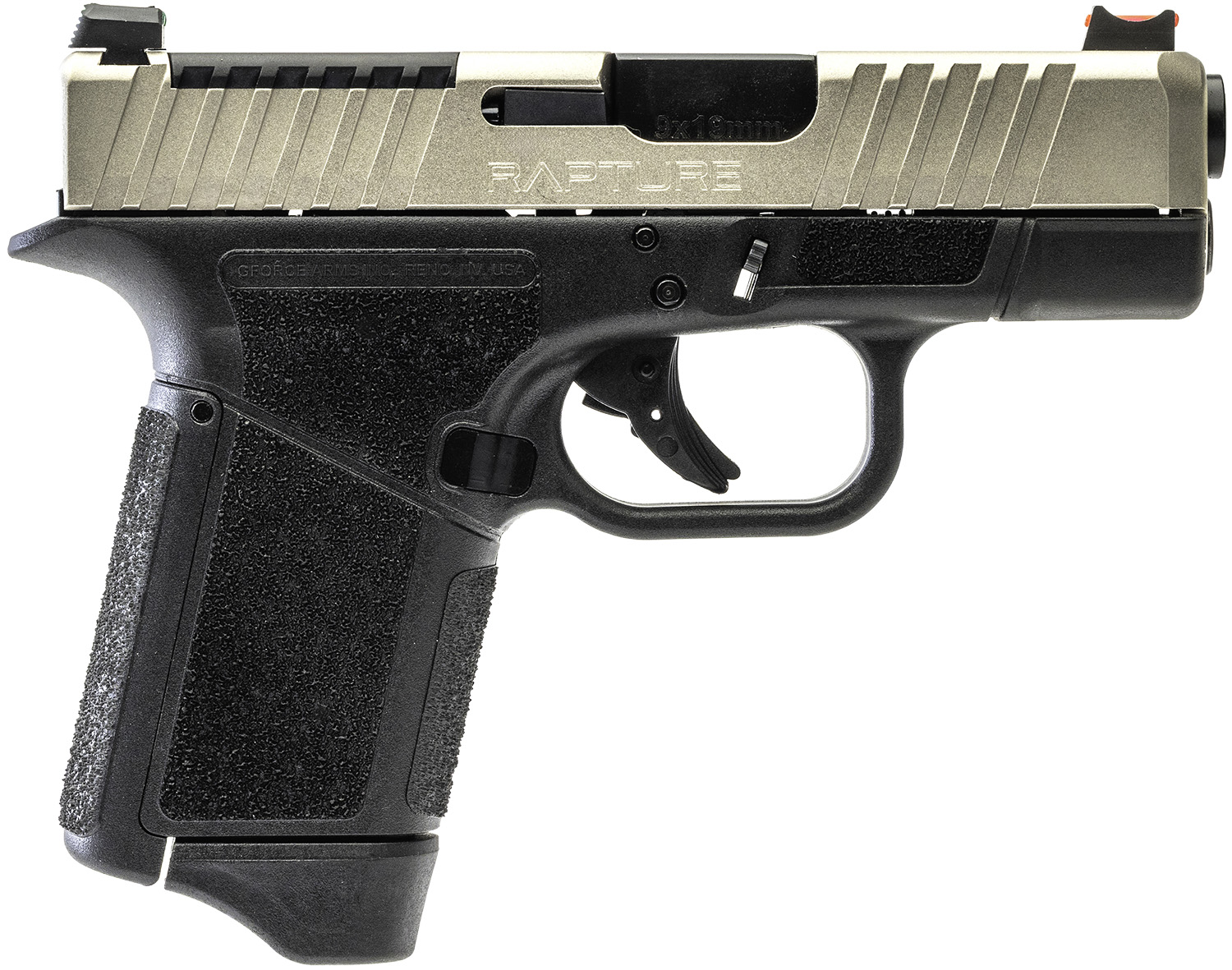 Gforce Arms GF932512GN RAPTURE 9mm 3.25" Gray Semi-Auto Pistol - GForce Arms - 9mm