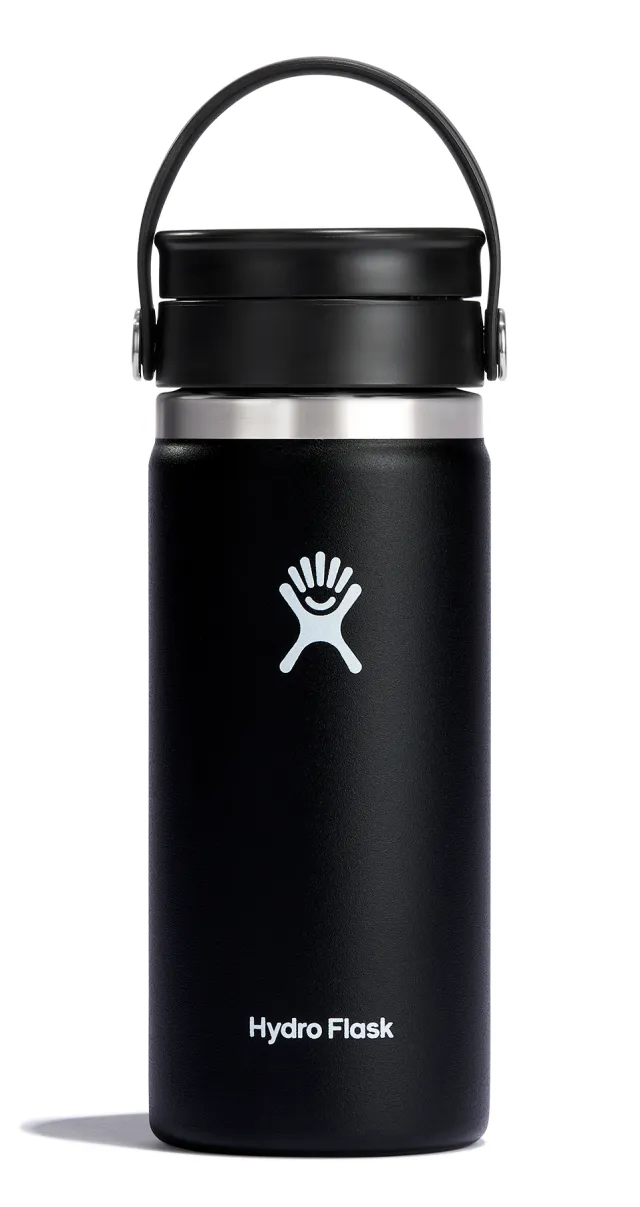 Hydro Flask Wide Mouth Insulated Bottle Flex Sip Lid Leakproof