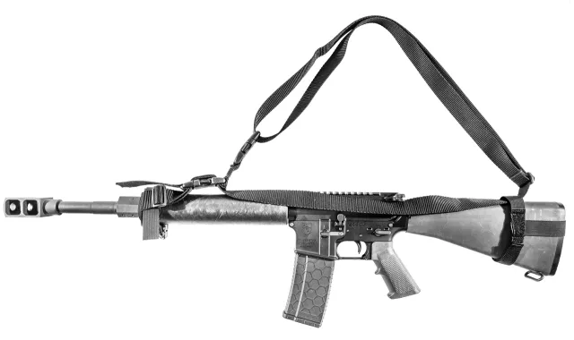 Sentry Fixed Stock Multi-Point Sling Black Tactical Webbing