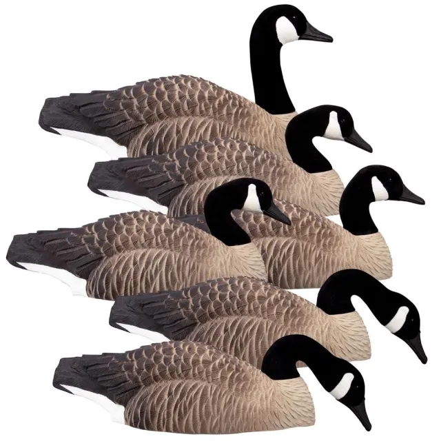 Higdon Outdoors 75961 Magnum Half-Shell Canada Goose Decoys 24 In 6-Pack - Higdon Outdoors
