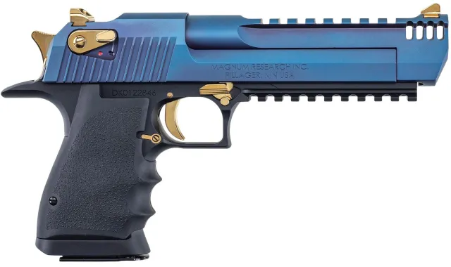 Buy Magnum Research DE50L6CBG Desert Eagle L6 50 AE 6" Carbo Blue PVD Pistol online