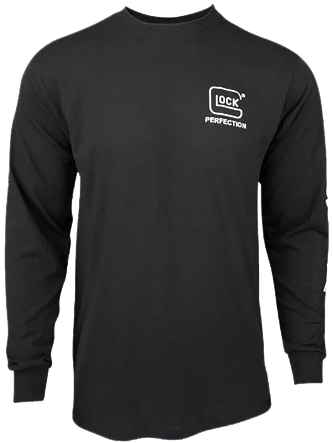 Glock AP96102 Perfection Long Sleeve Tee Black 2XL Pre-Shrunk Cotton - Glock