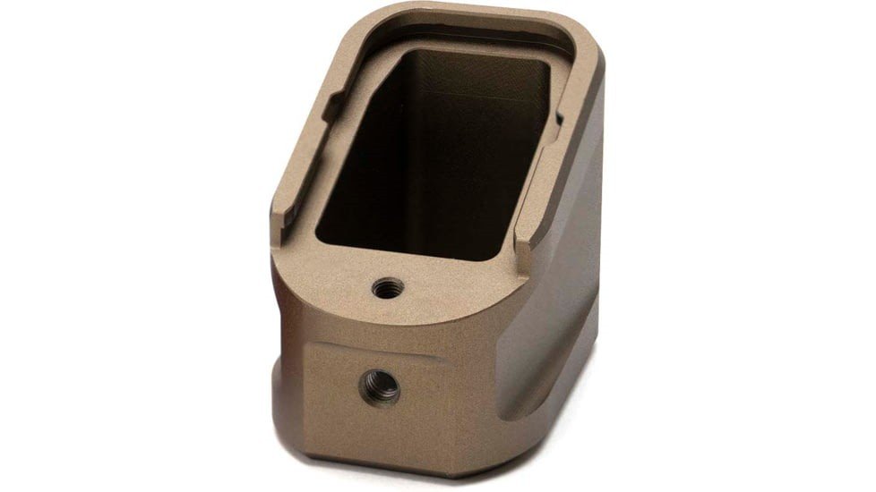 Strike Industries Extended Mag Plate Glock G17 G22 FDE Aluminum - Strike Industries