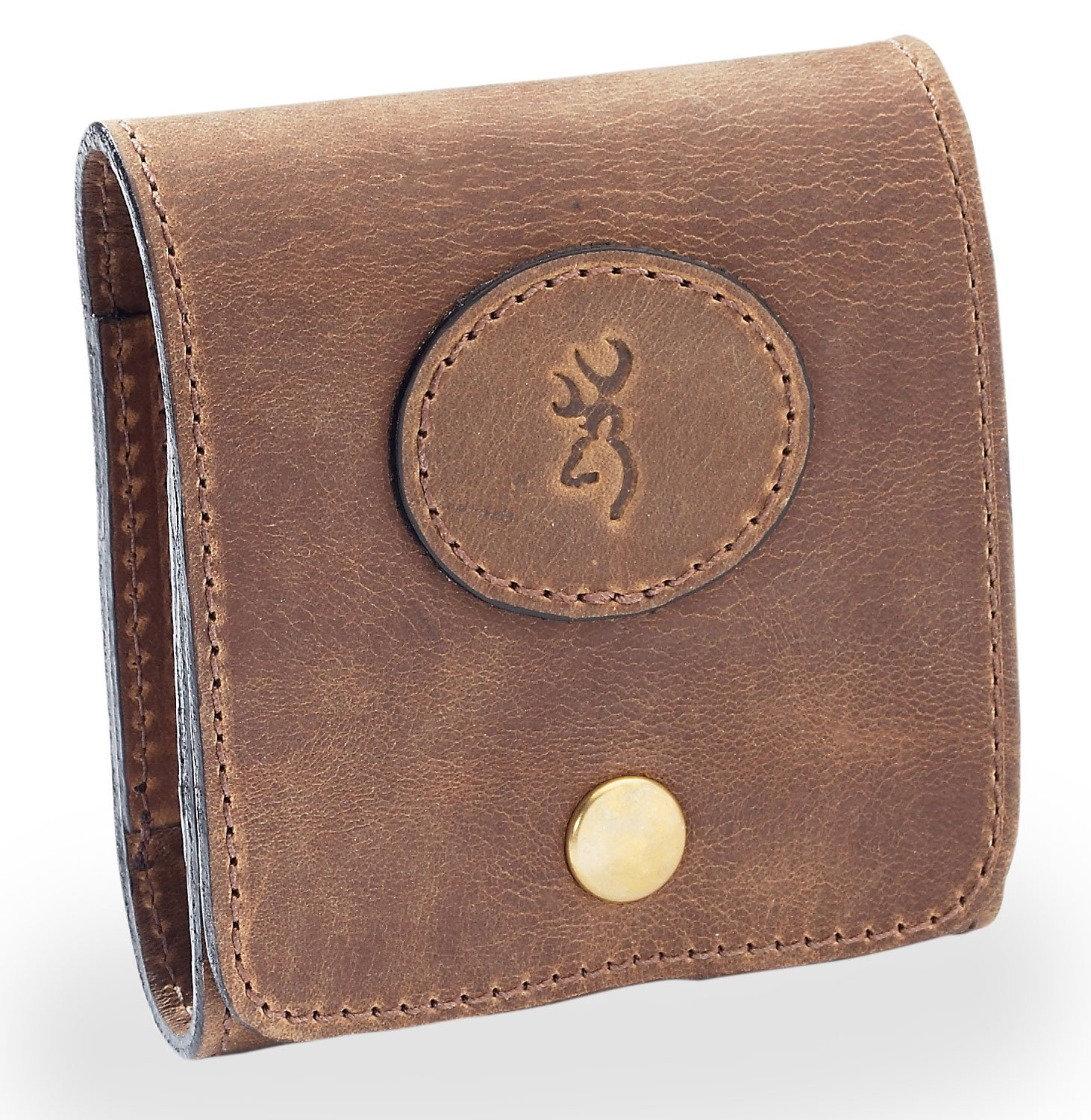 Browning 12199 Cartridge Case Crazy Horse Brown Leather Capacity 10rd Ri... - Browning