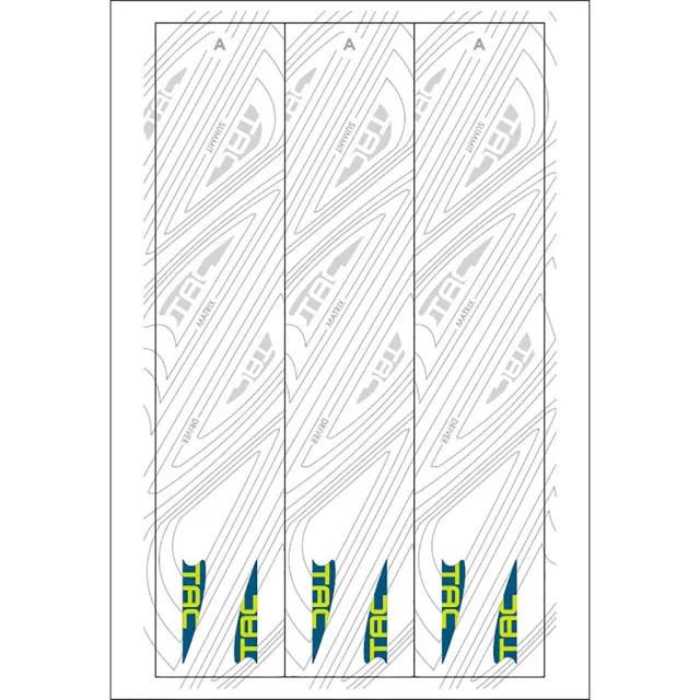TAC Vanes Arrow Specific Wraps White Size A 3.625 13 pk. - TAC Vanes