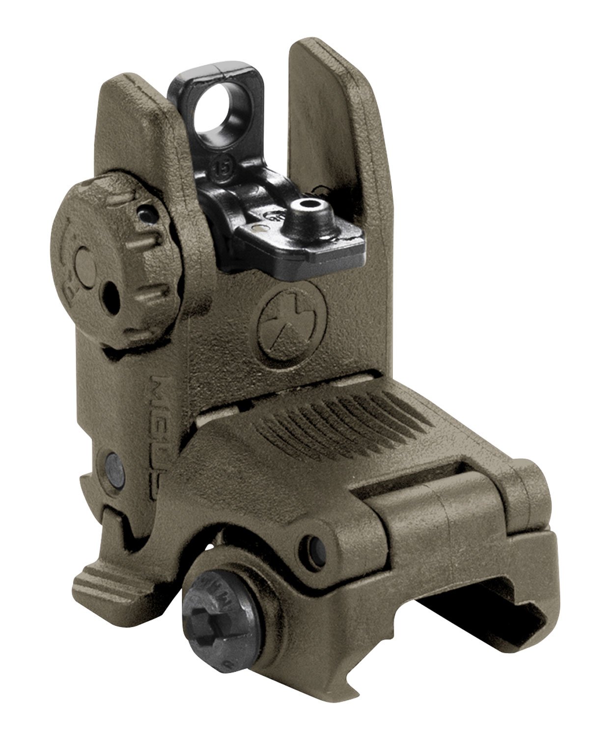 Magpul MAG248-ODG MBUS Gen 2 Flip Up Rear Sight Olive Drab Green - Magpul Industries
