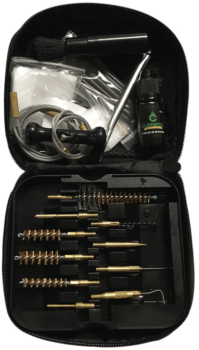 Clenzoil 2236 Field & Range Tactical 17-Piece Gun Cleaning Kit Black - CLENZOIL - Multi