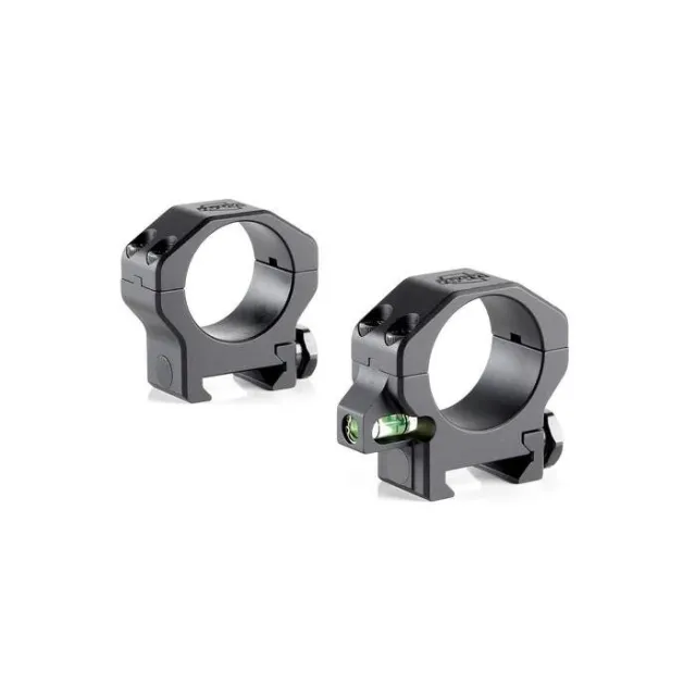 RPM Precision 35mm Low (.885'') Scope Rings with Co-linear Bubble Level - Ruff's Precision Manufacturing (RPM Mounts)