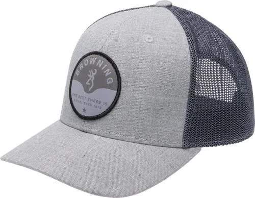 Buy Browning 308633691 Cooley Snapback Heather Gray Meshback Mid-Profile OSFM online