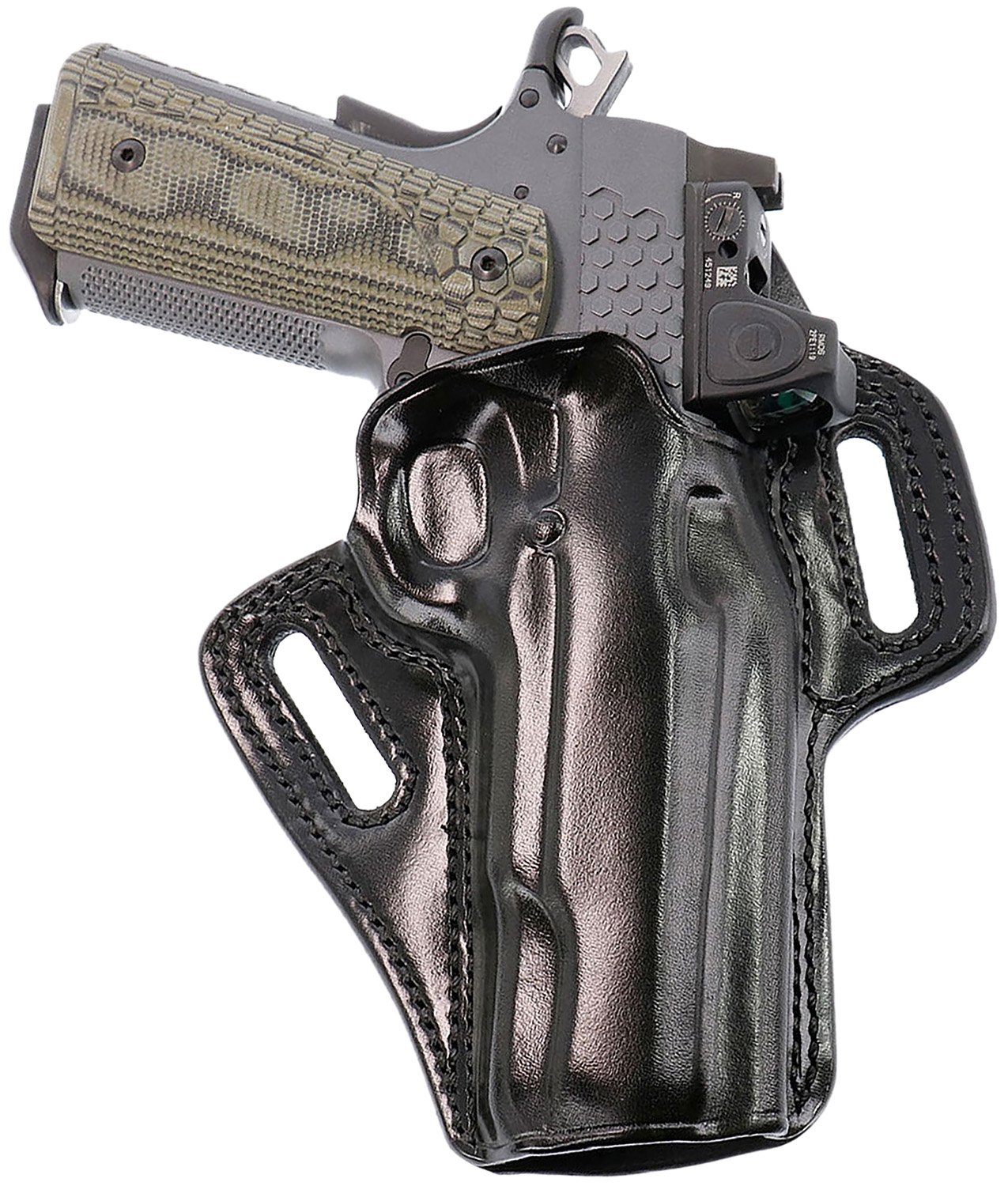 Galco CO2212RB Concealable 2.0 Belt Holster, Steerhide, Black, Right Handed - Galco International