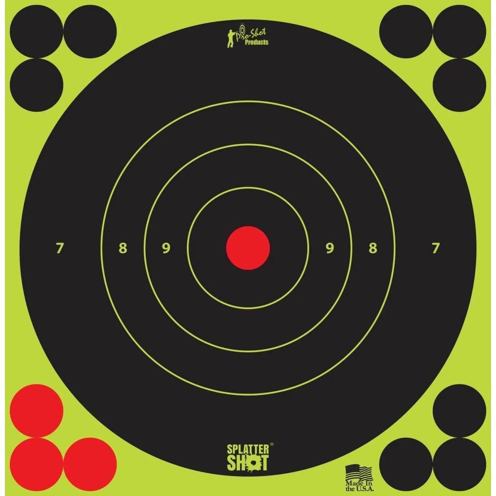 Buy Pro-Shot 6 SplatterShot Green Bullseye Targets 12/ct online