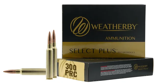Weatherby R300P205EH Select Plus 300 PRC 205gr Elite Hunter Ammo - Weatherby - 300 PRC