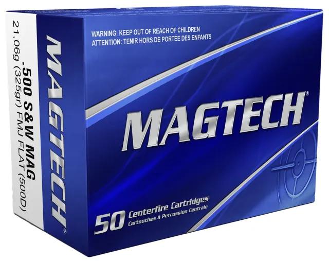 Buy Magtech 500D Range/Training 500S&WMag 325gr Full Metal Jacket Flat Nose... online