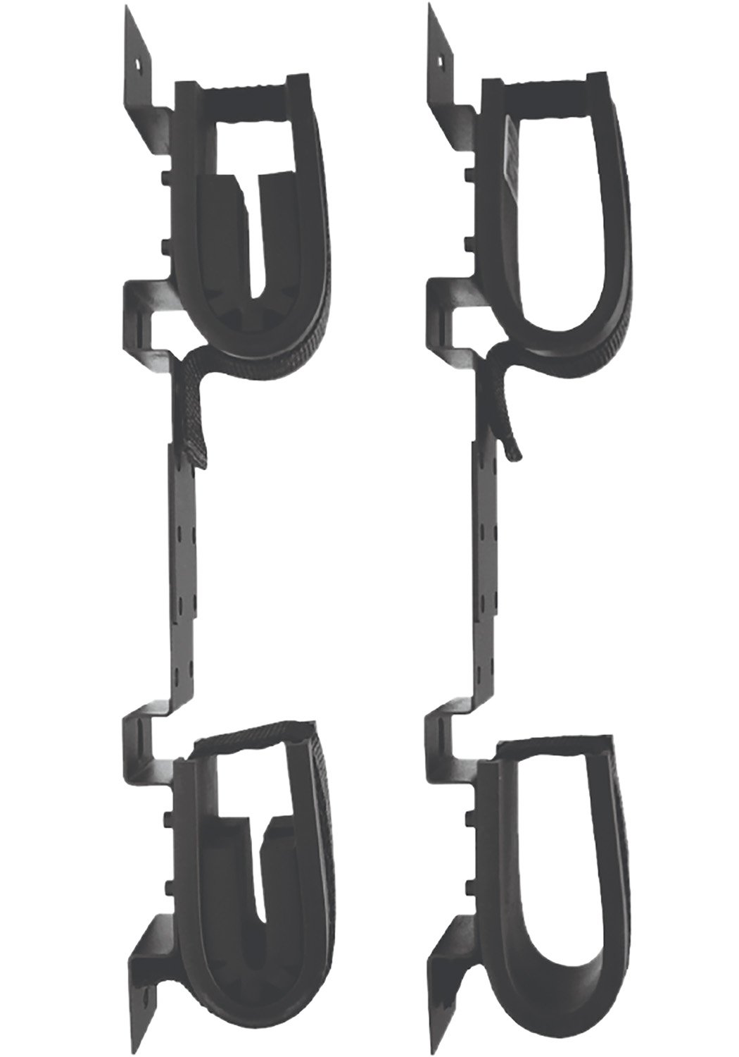 Buy Rugged Suppressors Double Gun Rack Screw-Attach Hardware Black online