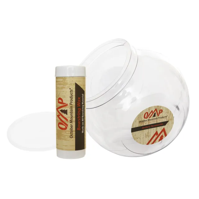October Mountain 57443 Bowstring Wax Display 1 oz, 10 Pack - October Mountain