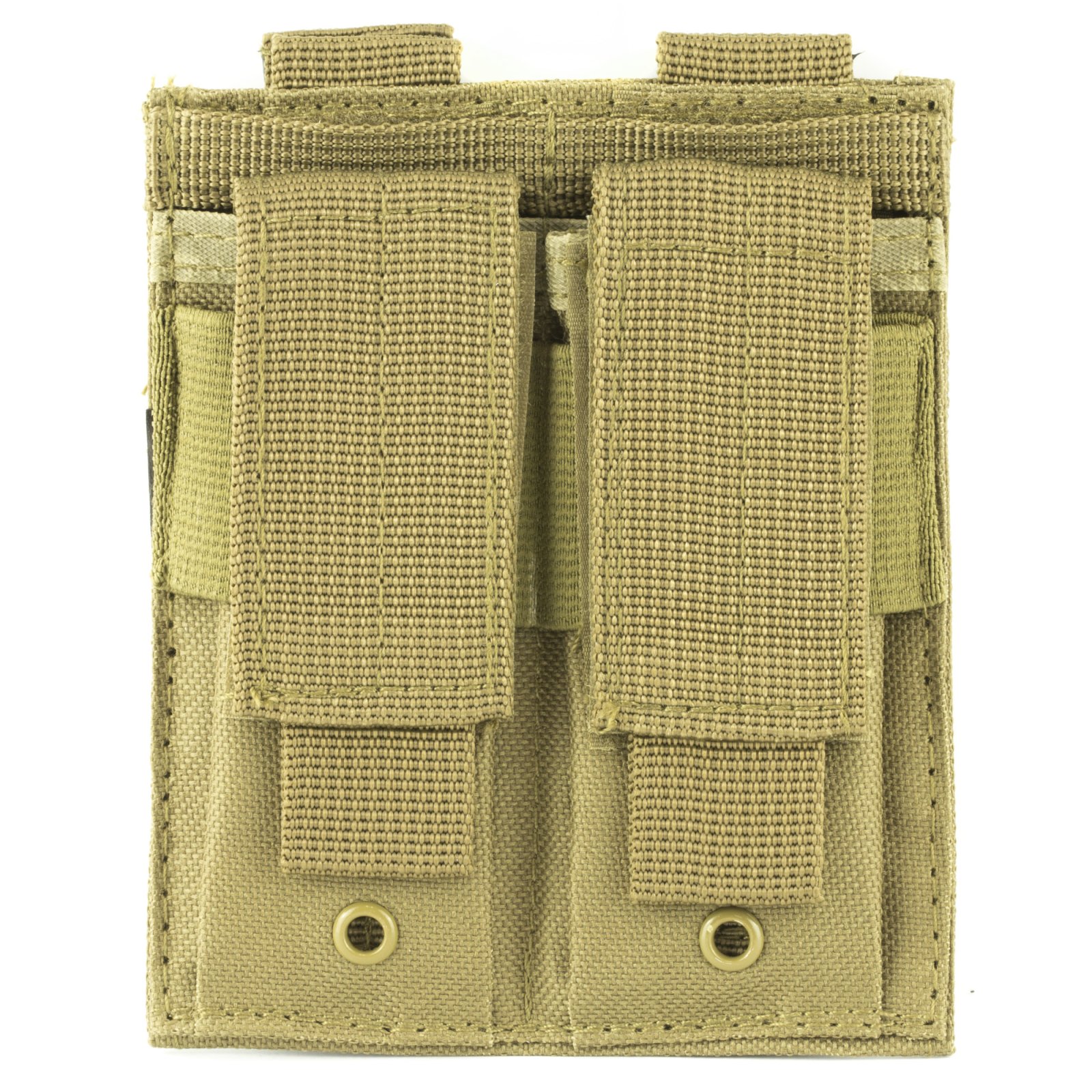 NcSTAR VISM Double Pistol Magazine Pouch Tan MOLLE Open-Top