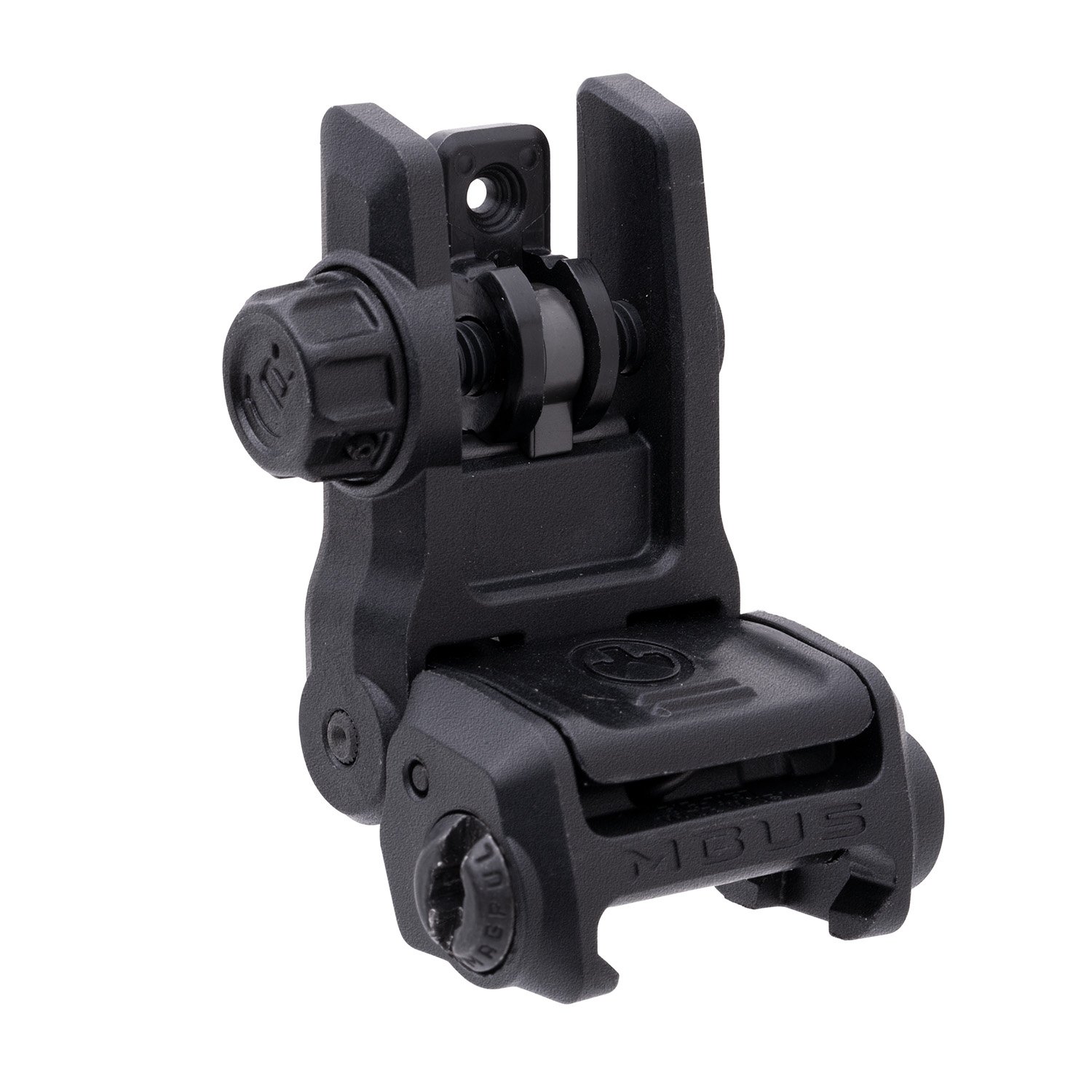 Magpul MAG1167-BLK MBUS 3 Rear Sight Black, Polymer, Spring-Loaded Design - Magpul Industries
