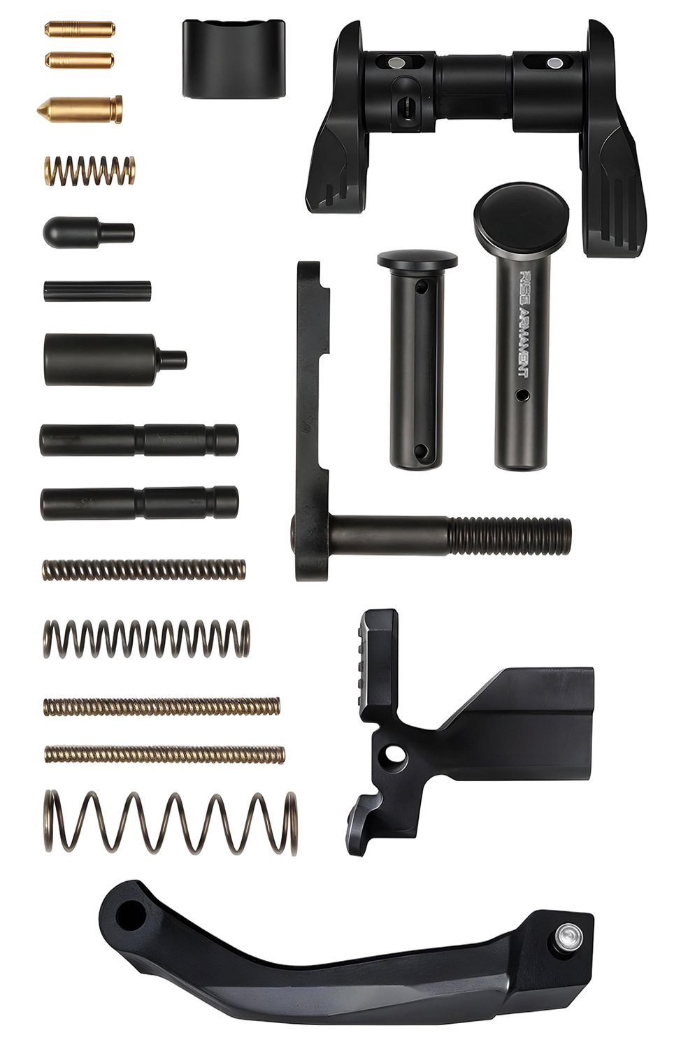 Buy Rise Armament 12003ADV Premium Lower Parts Kit Black Aluminum online