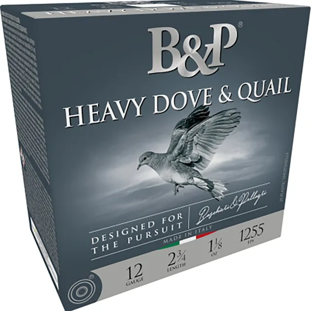 Buy B&P Ammunition 12B18D9 Heavy Dove & Quail 12Gauge 2.75" 1 1/8oz 9Shot... online