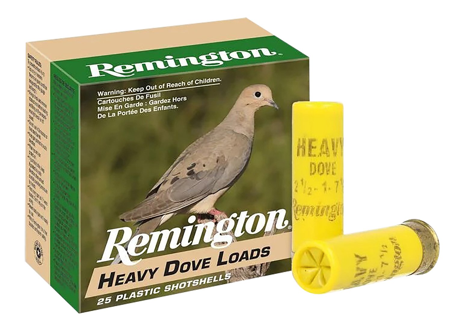 Remington 28779 Heavy Dove Loads 20 Gauge 2.75 In 1 oz 8 Shot 25 Rounds - Remington Arms Company, LLC - 20 Gauge