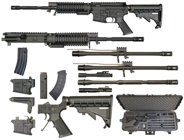 WINDHAM WEAPONRY MCS-4 RIA 5.56MM/300BLACKOUT/7.62x39MM/9MM 16IN BBL BLACK 3- MAGS