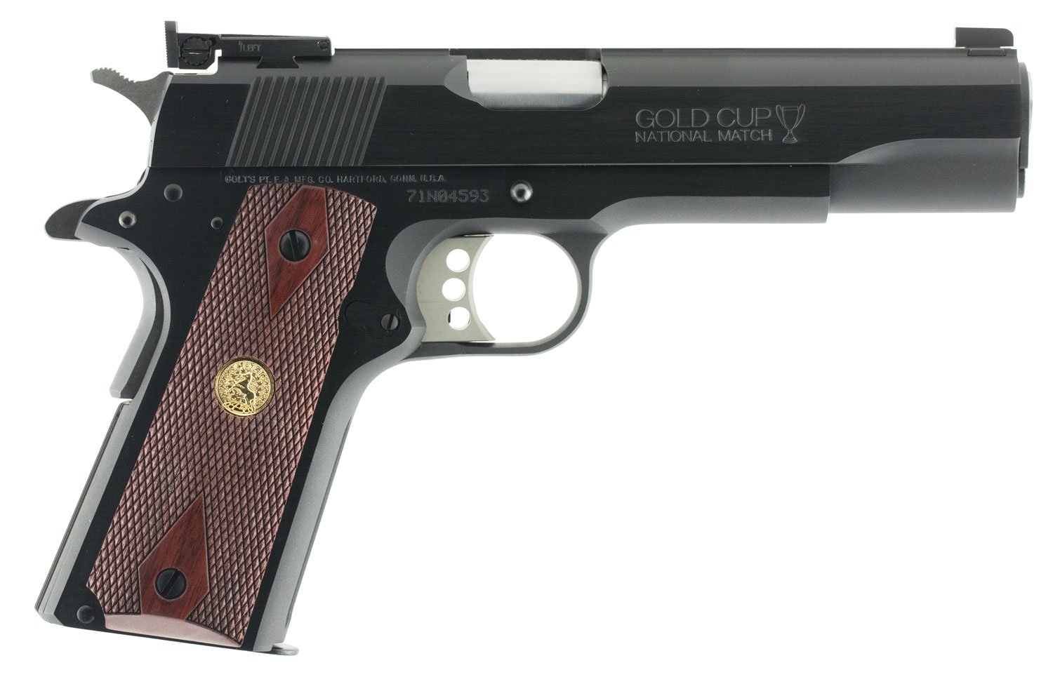 Colt 1911 Gold Cup NM 45 ACP 5 in Blued 8 Round Single Action - Colt - 45 ACP