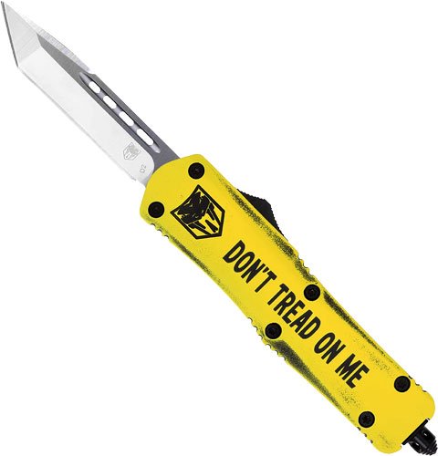 Buy CobraTec MDTOMFS3TNS FS-3 3" OTF Tanto D2 Blade Yellow Handle online