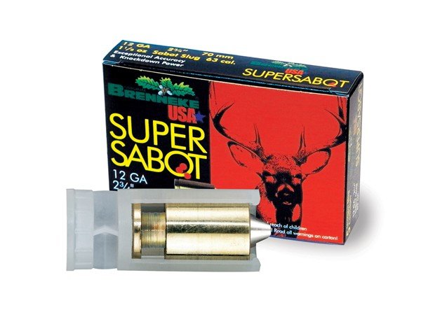 Brenneke SuperSabot SL-122SUS 12 Gauge 2.75 In 1-1/8 oz Slug - Brenneke - 12 GAUGE