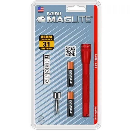 Mini Maglite 2 AAA-Cell Flashlight w/ Pocket Clip