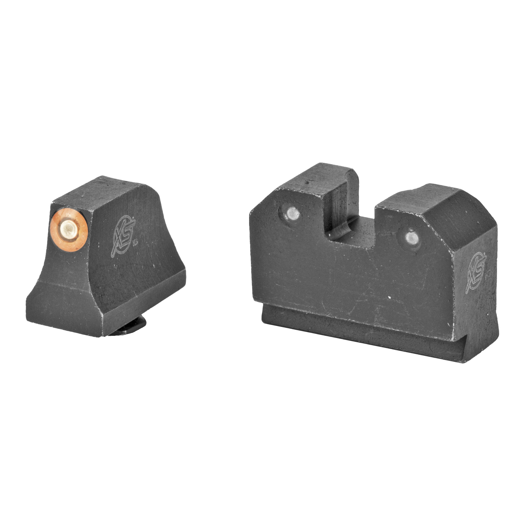 Buy XS Sights GLR021P6N R3D Night Sights Glock Green Tritium Orange Front online