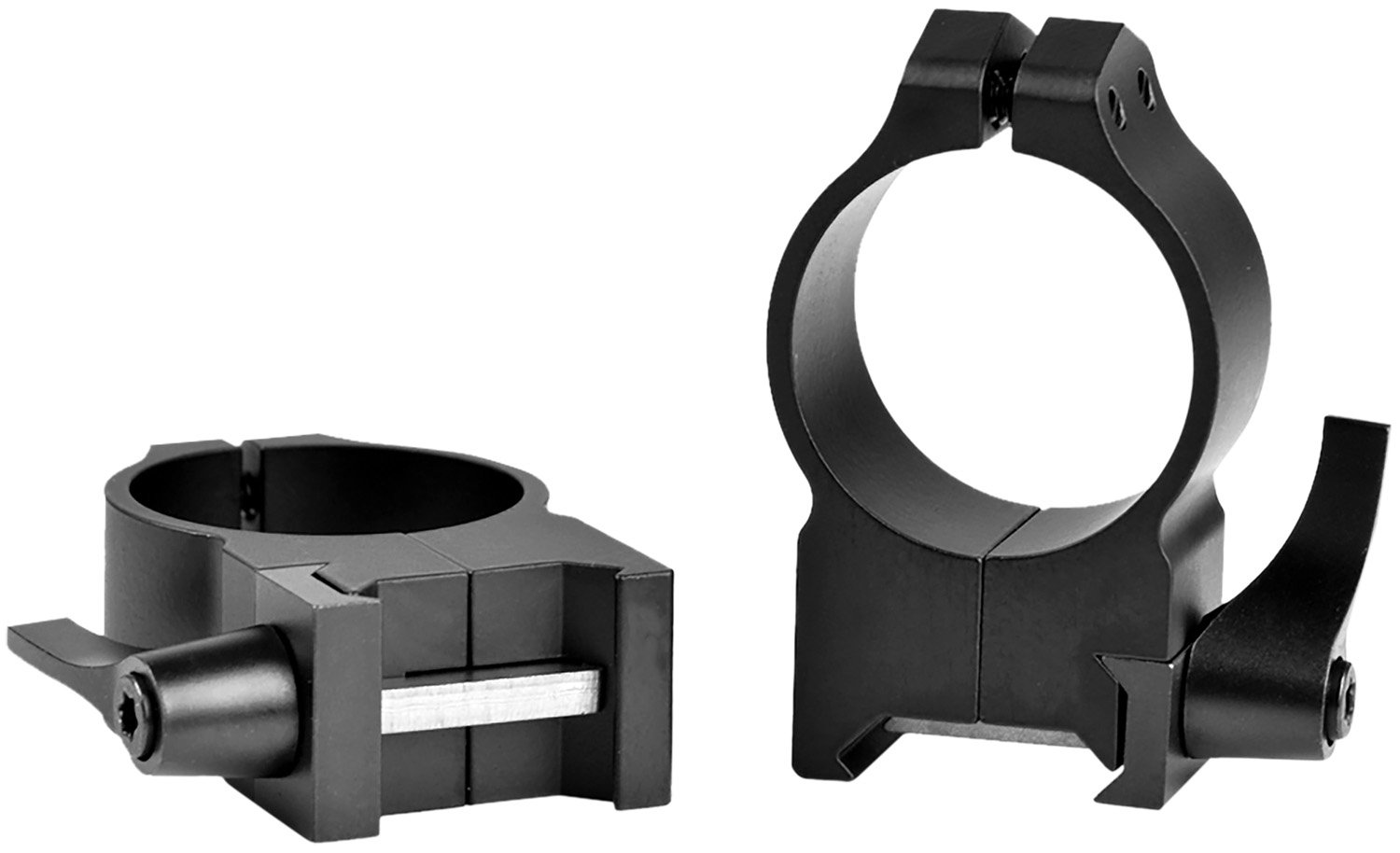 Warne 215LM Maxima QD 30mm High Vertical Rings Matte Black - Warne - 30MM