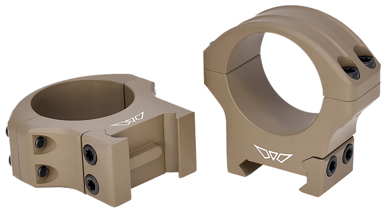 Warne 8522DE Hyperlite Scope Rings 34mm High Dark Earth - Warne - 34MM