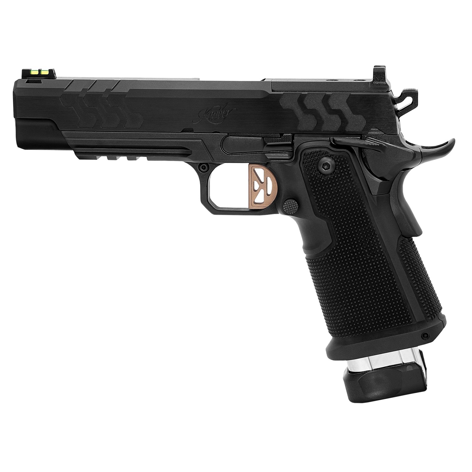 Kimber 2K11 9mm Pistol 20+1 Black DLC Optic Ready FiberLo Sights - Kimber Manufacturing, Inc. - 9mm
