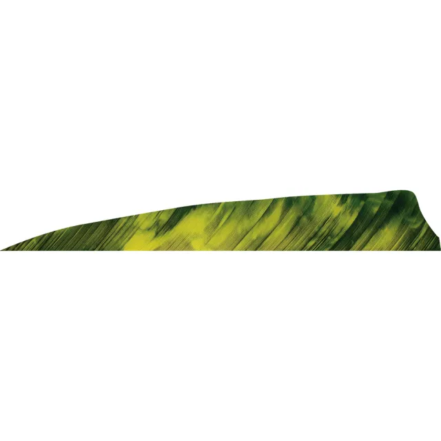 Buy Gateway 400RSTYL-50 Shield Cut Feathers Yellow 4in 50pk 2.76 Grains online
