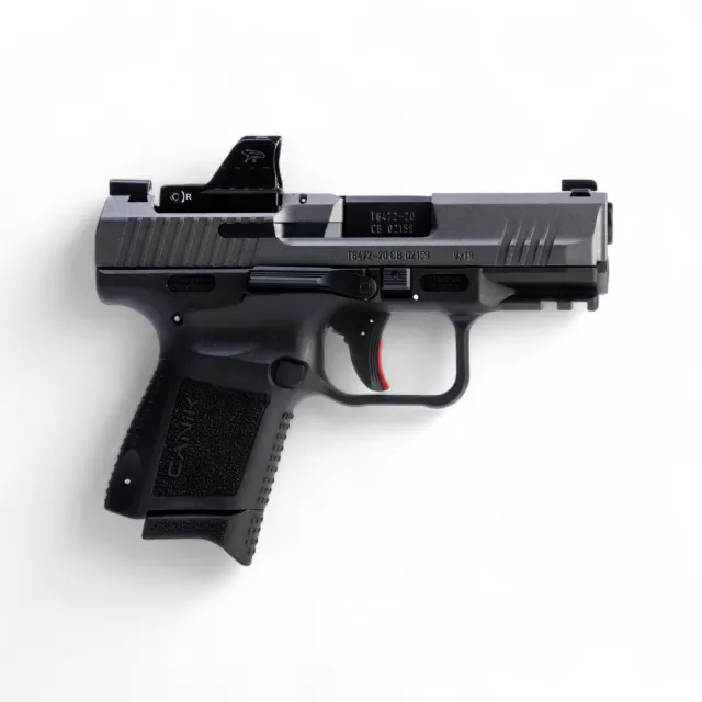 Canik TP9 Elite SC 9mm 3.6 In Gray/Black ONYXc Optic 2 15-Round Mags - Century Arms - 9MM