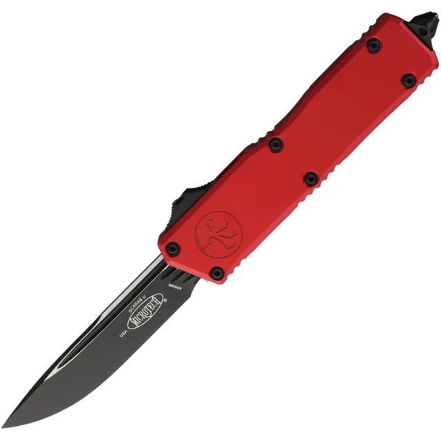 Microtech Scarab II G3 3.97 In SE/STD Black Red ALU Handle - MICROTECH