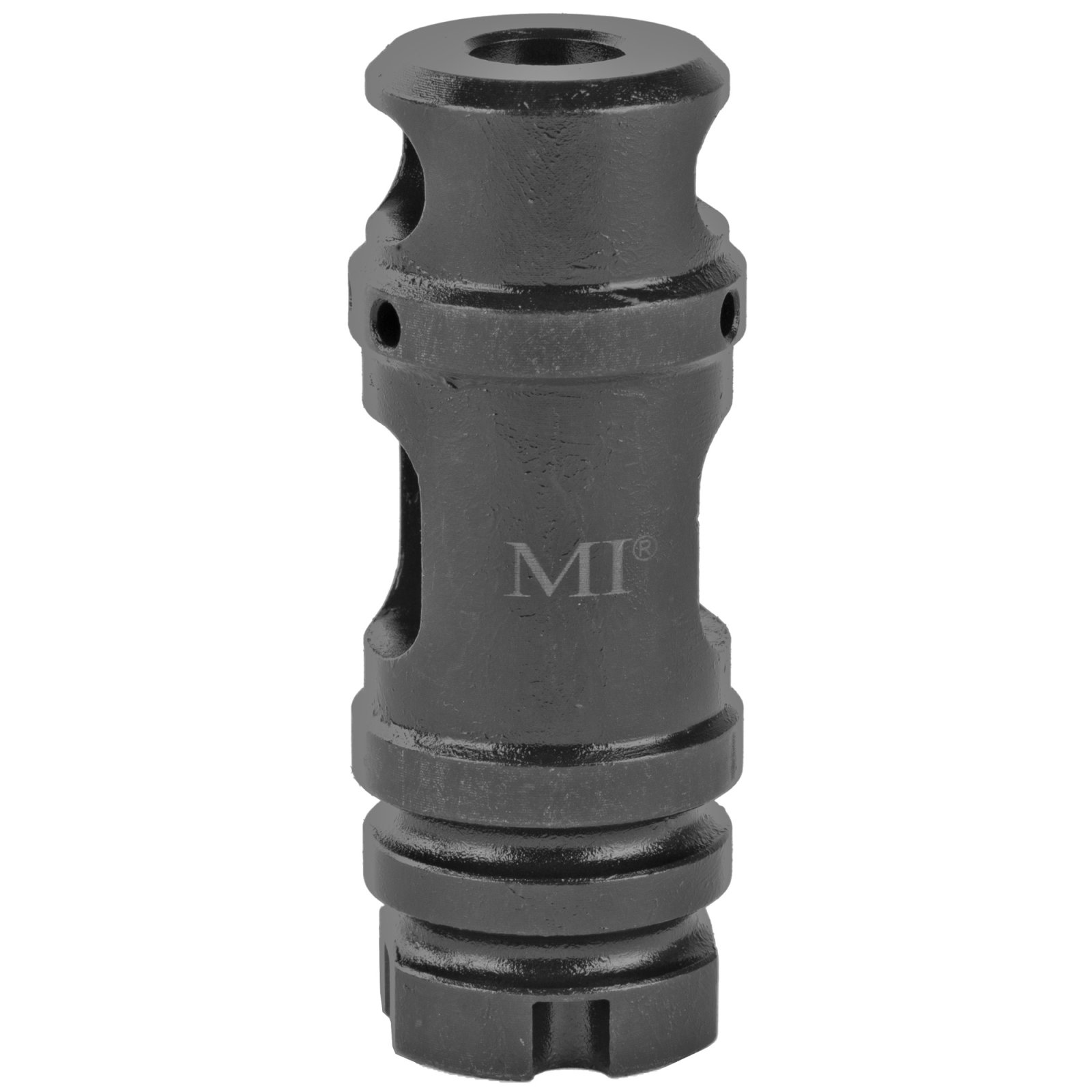 Midwest Industries MIMB6 Muzzle Brake Steel M14x1 LH Phosphate Finish - Midwest Industries