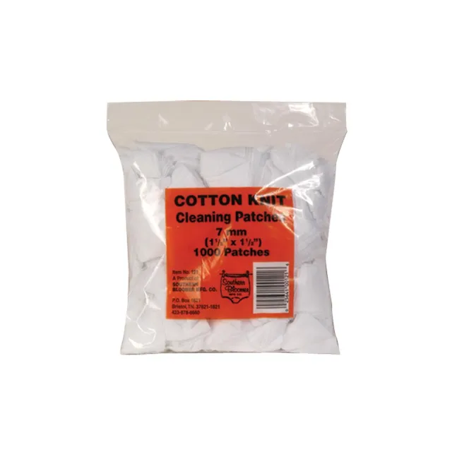 Southern Bloomer 7mm Cotton Cleaning Patches 1000-Pack - Southern Bloomer