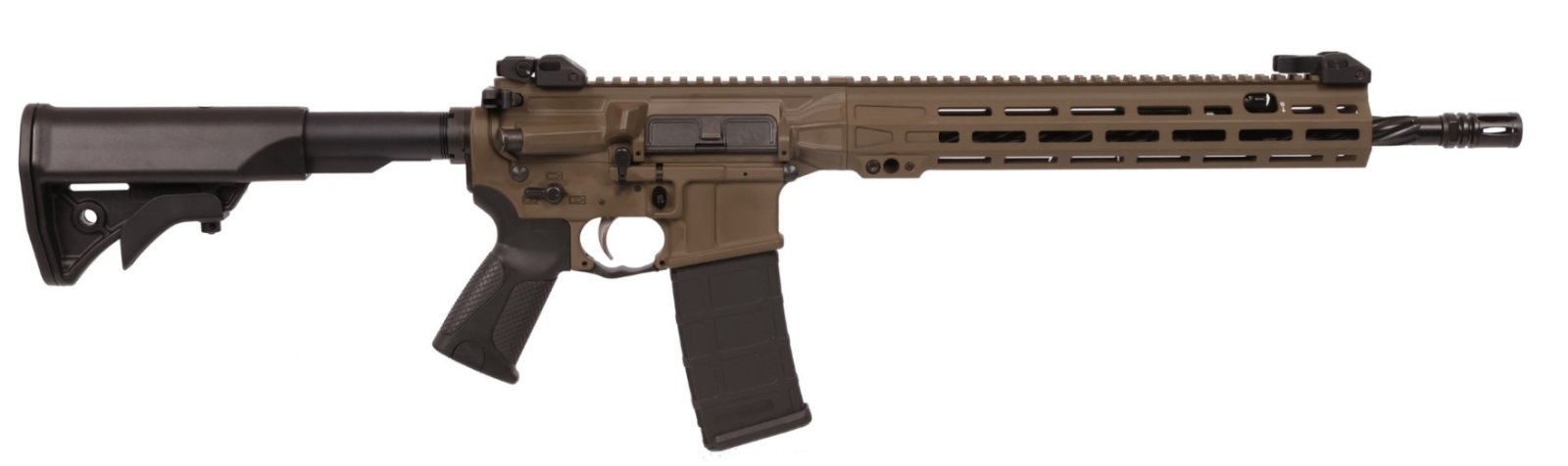 LWRC ICMKII ICMKIIR5PBC16 AR-15 Rifle, 16.1" Barrel, Patriot Brown - LWRC International - 556NATO