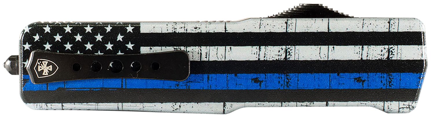 Buy Templar Knife LABTB52 3.5" OTF Tanto D2 Blade Black/White Blue Line Handle online