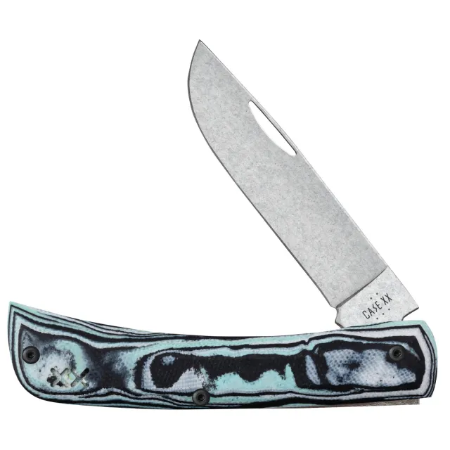 Buy Crossroads Smooth XR Sod Buster JR Seafoam Green Burl G-10 With Clip online