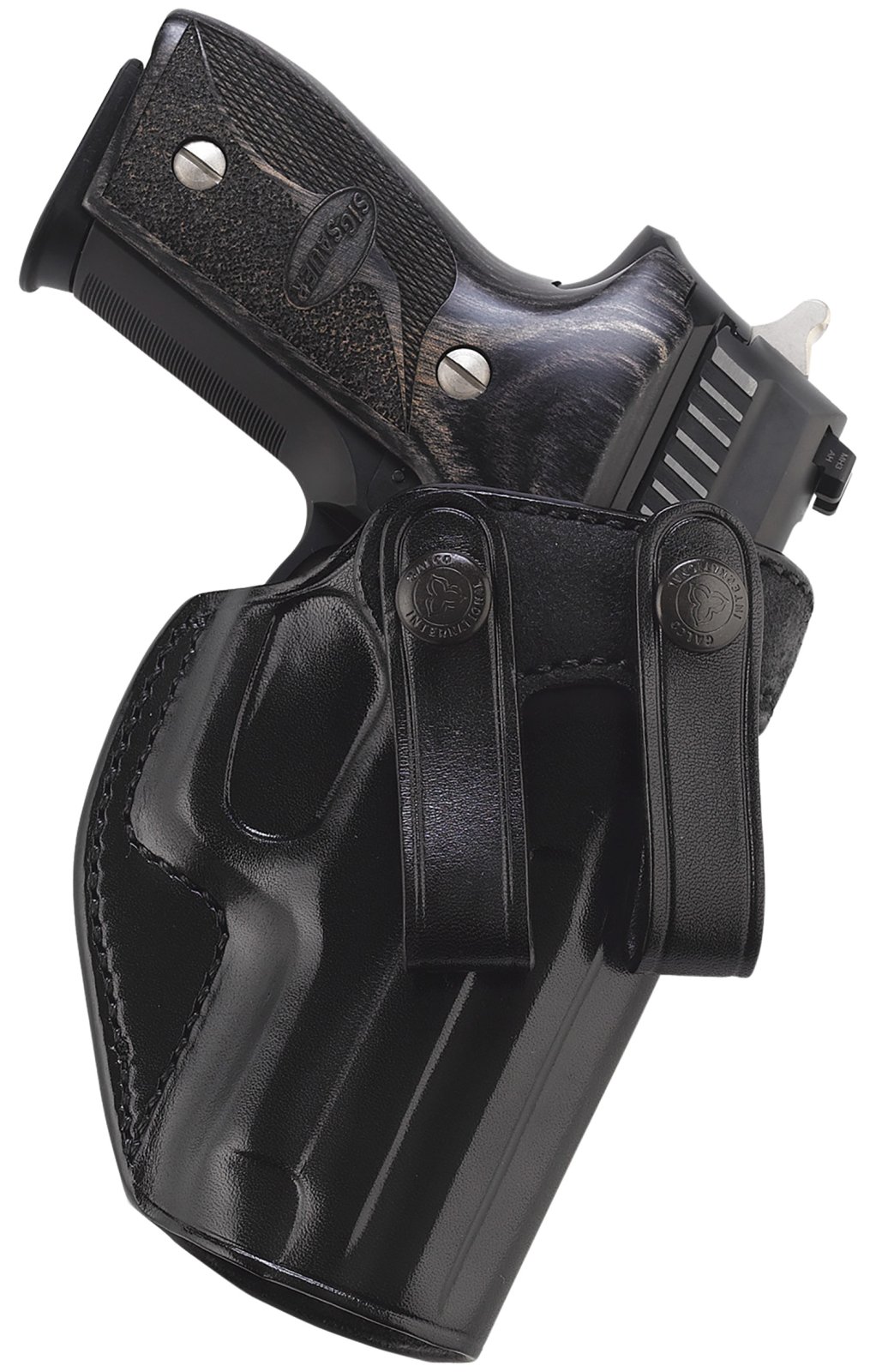 Buy Galco SUM270B Summer Comfort IWB Holster Black Leather Right Hand 1.75" online