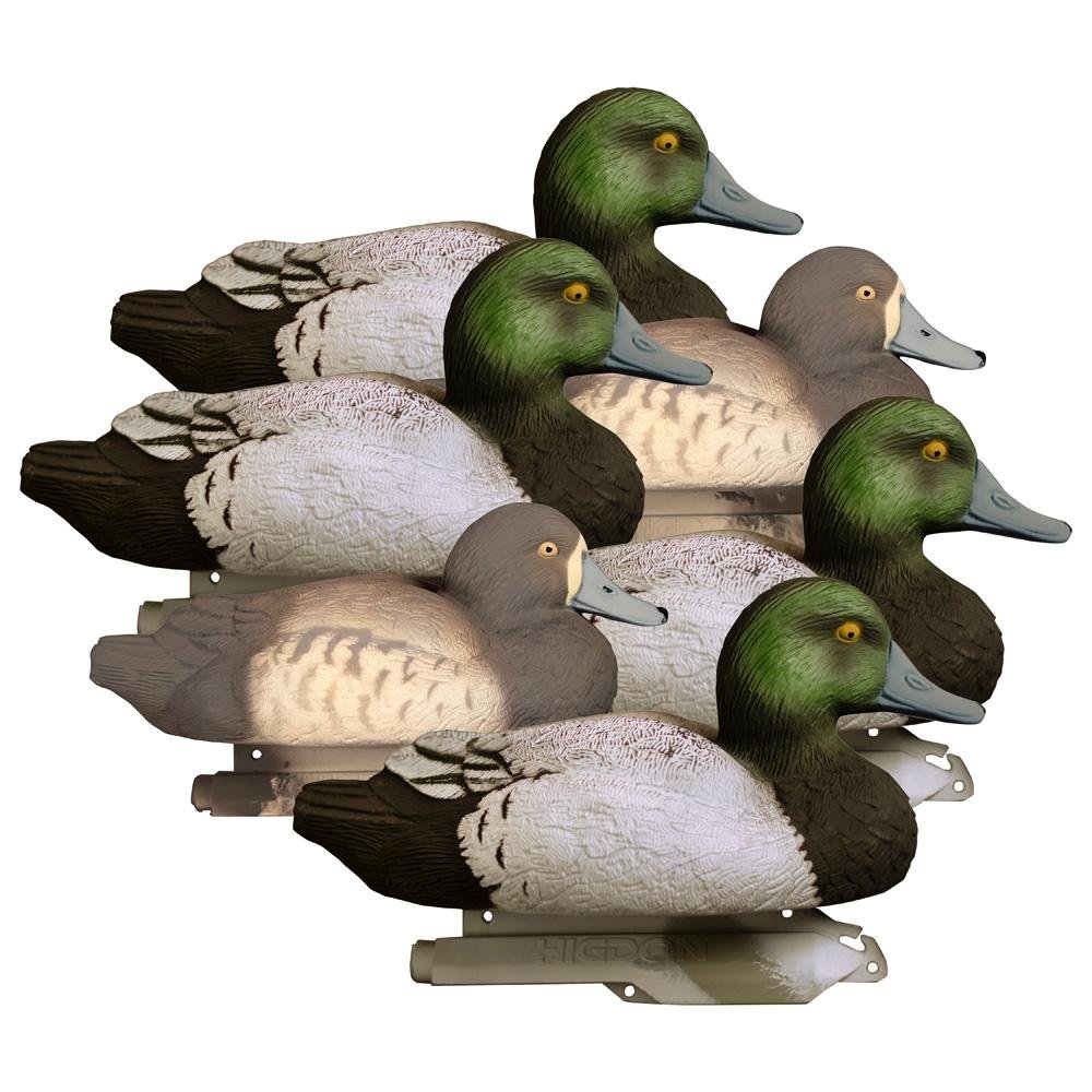 Higdon Outdoors 19263 Standard Bluebill Foam Filled Decoys 6-Pack - Higdon Outdoors