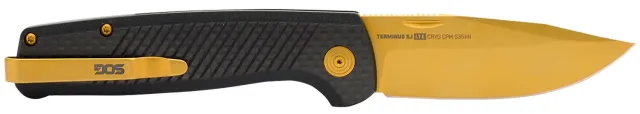 SOG SOGTM1007BX Terminus SJ LTE 2.9" S35VN Blade, G10 Handle, Gold TiNi - SOG
