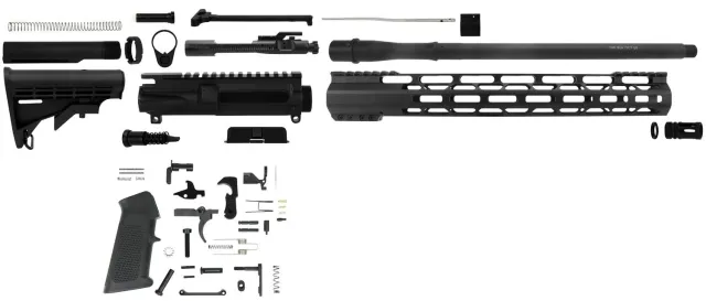 TacFire SSRK300LPK AR Build Kit .300 Blackout 16" Barrel M-LOK Handguard - TacFire