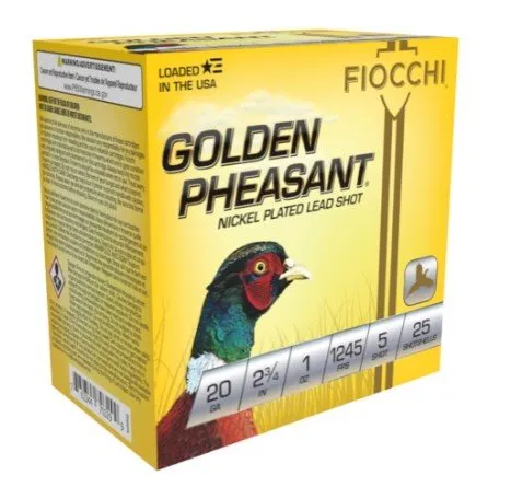 Buy Fiocchi 20GP5 Golden Pheasant Extrema 20Gauge 2.75" 1oz 5Shot 25 Per... online