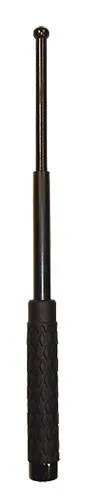 DNZ Products NS-16R 16 In Steel Expandable Baton Black Rubber Handle - DNZ Products - 16"