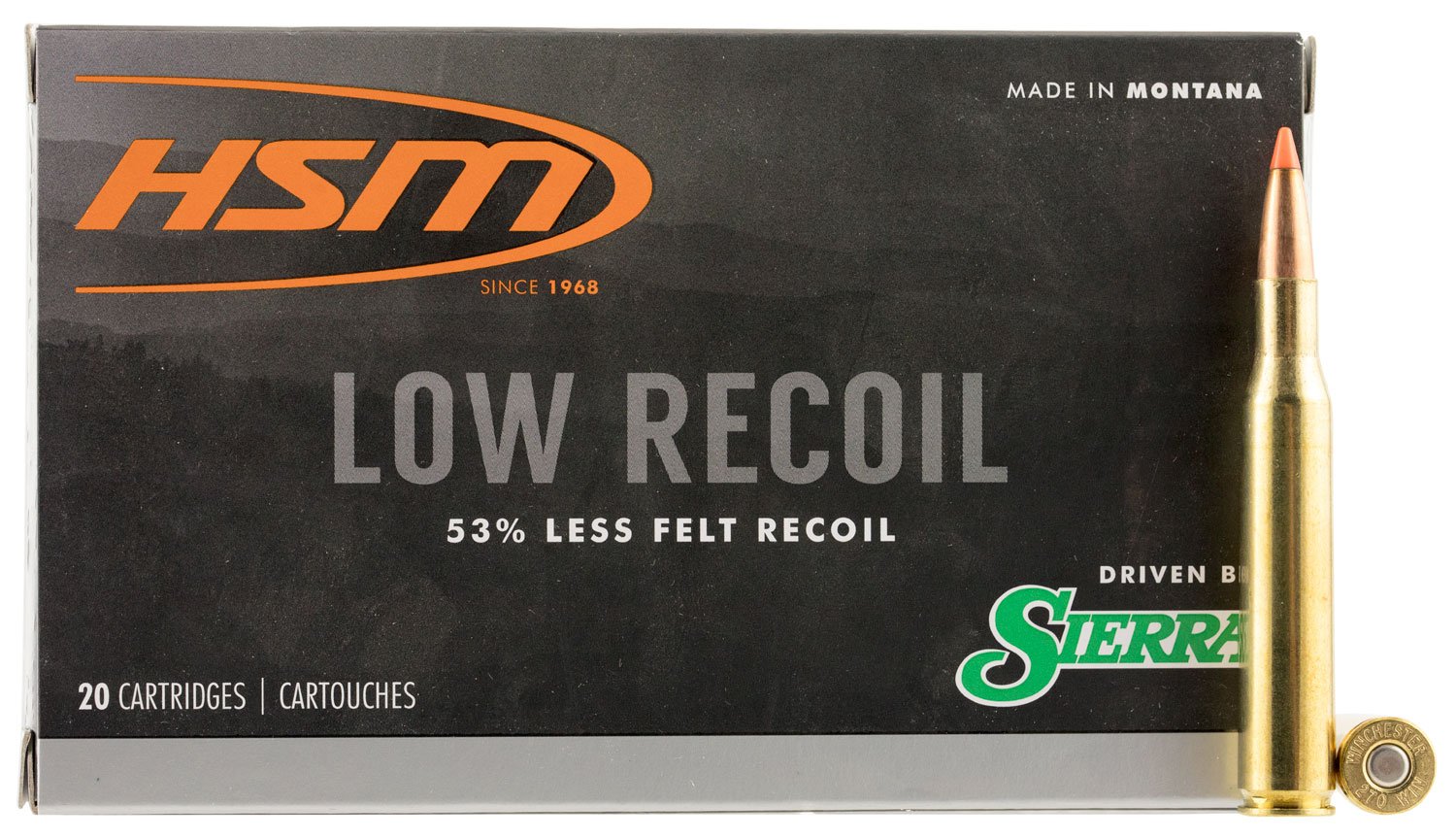 Buy HSM Ammunition 27014N .270 Win 130gr Orange Tip 20 Rounds online
