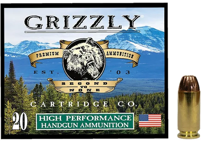 Buy Grizzly GC4SW1 40S&W Ammo 200gr JHP 20/Box 1000fps 444ft-lbs online